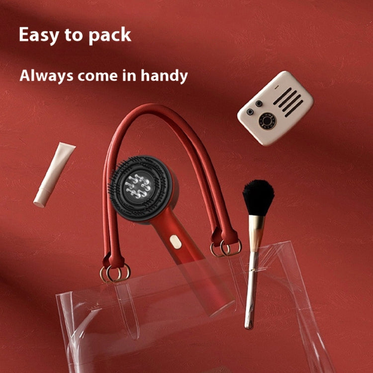 630nm Red Light Massage Comb Scalp Care Liquid Guide Hair Growth Instrument(Red) - free shipping - PMC TechLife - Order now!