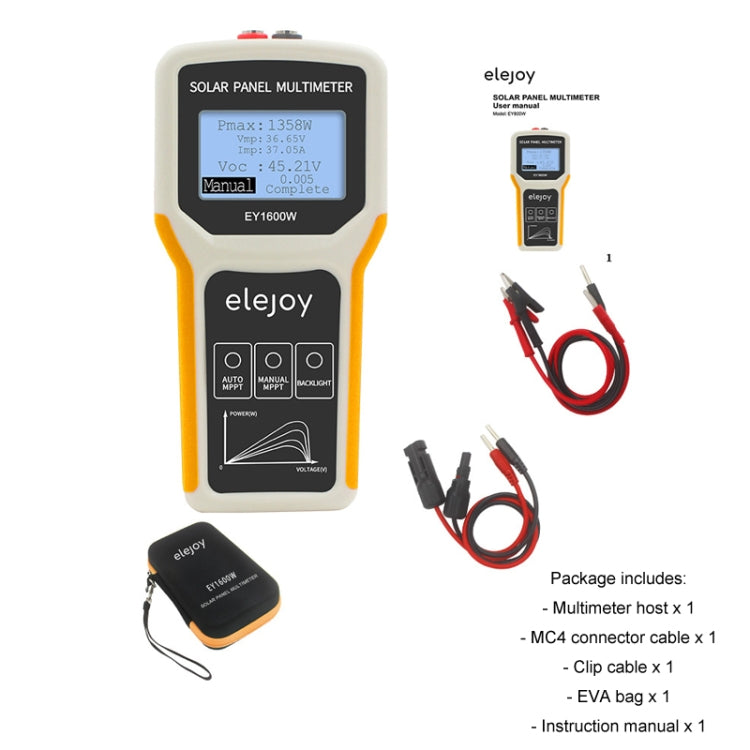 elejoy 1600W MPPT Solar Photovoltaic Panel Multimeter(EY1600W) - free shipping - PMC Jewellery - Order now!