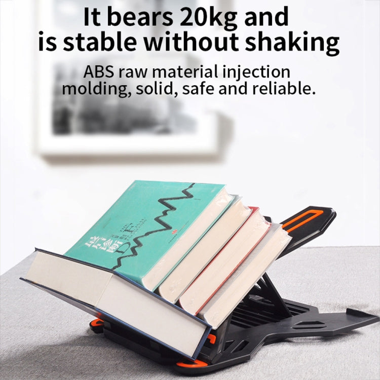 ICE COOREL E5 Laptop Folding And Lifting Cooling Bracket With Mobile Phone Holder White - free shipping - PMC Jewellery - Order now!