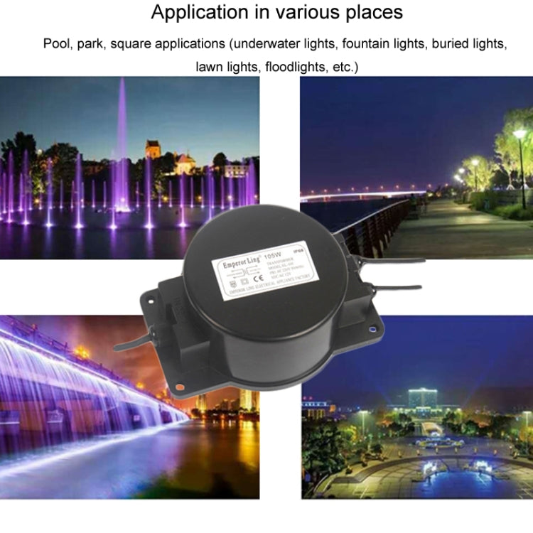 Lighting Transformer 220V To AC 12V/24V Waterproof LED Underwater Light Power Adapter, Power: 120W(24V) - Power Supplies by PMC Jewellery | Online Shopping South Africa | PMC Jewellery | Buy Now Pay Later Mobicred