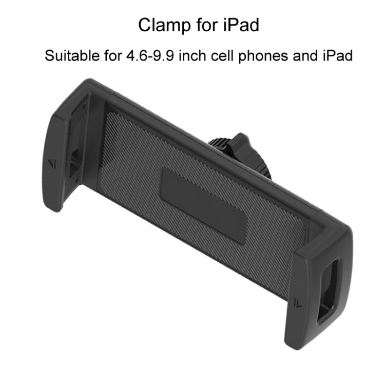 For iPad Car Tablet Holder Suction Cup Mount Car Dashboard Cellphone Stand(Black) - Universal Car Holders by PMC Jewellery | Online Shopping South Africa | PMC Jewellery | Buy Now Pay Later Mobicred
