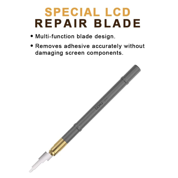 BAKU BA-214 Multi-Function LCD Repair Scraper 0.2mm Thickness Screen CPU Glue Remover Tool - free shipping - PMC Jewellery - Order now!