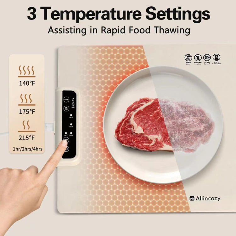 240W Electric Warming Tray Food Warmer with Adjustable Temperature, Timed Close AU Plug - free shipping - PMC TechLife - Order now!