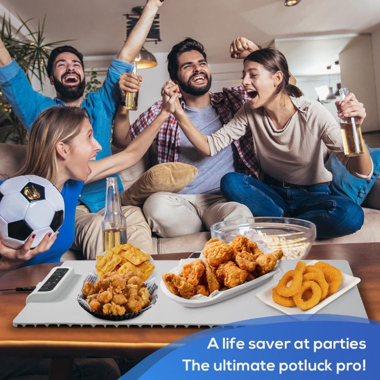 240W Electric Warming Tray Food Warmer with Adjustable Temperature, Timed Close US Plug - free shipping - PMC TechLife - Order now!