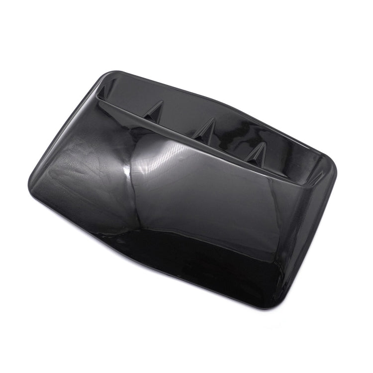 Universal Carbon Car Hood Scoop Air Flow Intake Decorative Turbo Bonnet Vent Cover With Tape(Black) - Decorative Sticker by PMC TechLife | Online Shopping South Africa | PMC TechLife | Buy Now Pay Later Mobicred