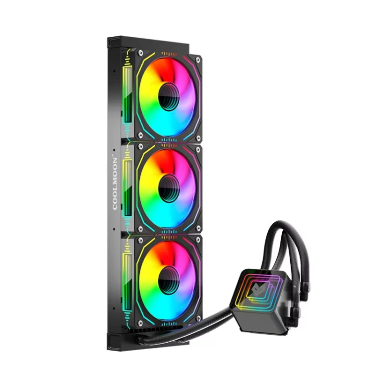 COOLMOON Glacier360 Computer Host Integrated ARGB CPU Water Cooler, Color: Black - free shipping - PMC Jewellery - Order now!