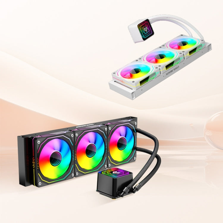 COOLMOON Glacier360 Computer Host Integrated ARGB CPU Water Cooler, Color: Black - free shipping - PMC Jewellery - Order now!
