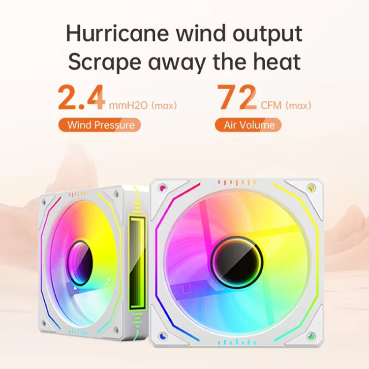 COOLMOON Glacier360 Computer Host Integrated ARGB CPU Water Cooler, Color: White - free shipping - PMC Jewellery - Order now!