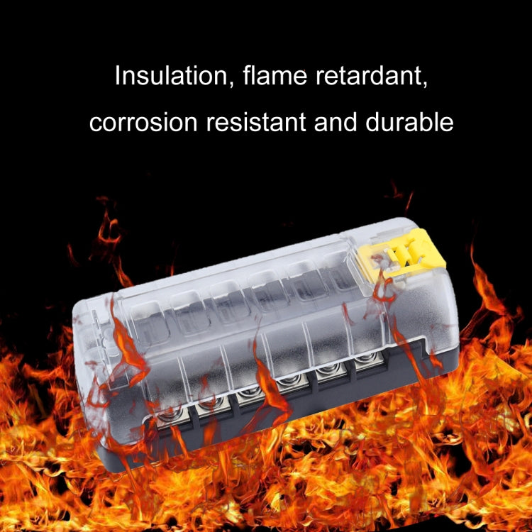 6-Way Plug-In Insulated Cover Fuse Box For Cars Yachts, Set: Upgraded Version B - free shipping - PMC Jewellery - Order now!