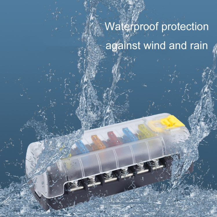 6-Way Plug-In Insulated Cover Fuse Box For Cars Yachts, Set: Upgraded Version B - free shipping - PMC Jewellery - Order now!