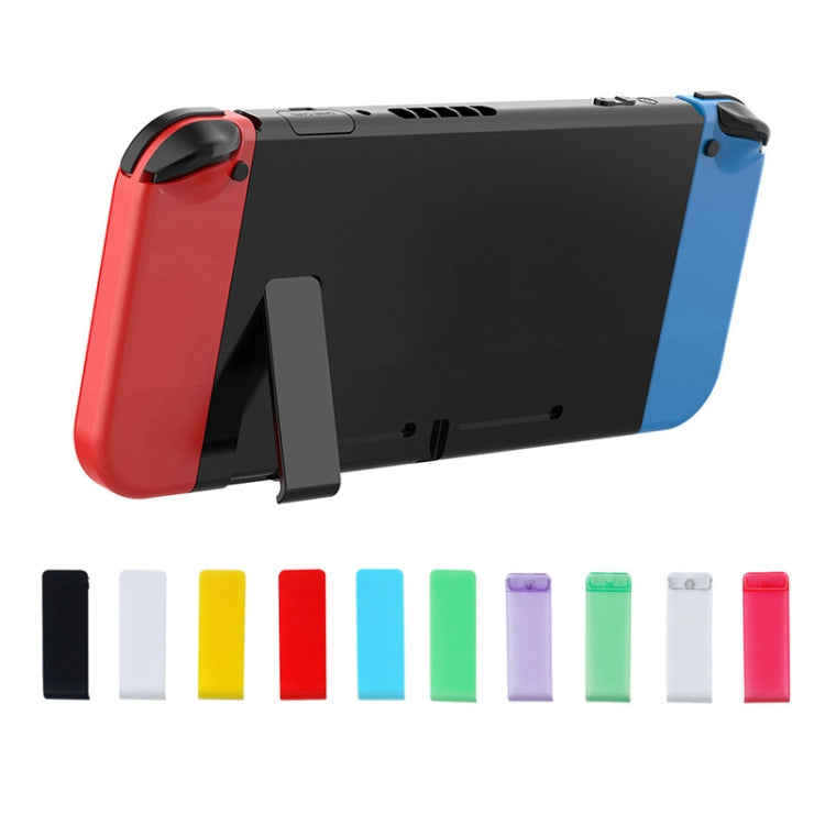 For Nintendo Switch Console 2pcs Replacement Kickstand Back Shell Holder(Black) - Holder by PMc TechLife | Online Shopping South Africa | PMc TechLife | Buy Now Pay Later Mobicred