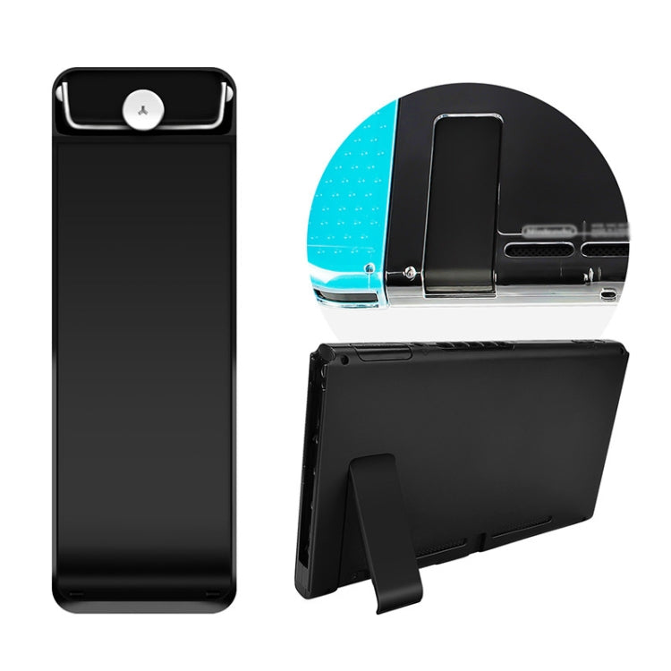 For Nintendo Switch Console 2pcs Replacement Kickstand Back Shell Holder(Black) - Holder by PMc TechLife | Online Shopping South Africa | PMc TechLife | Buy Now Pay Later Mobicred