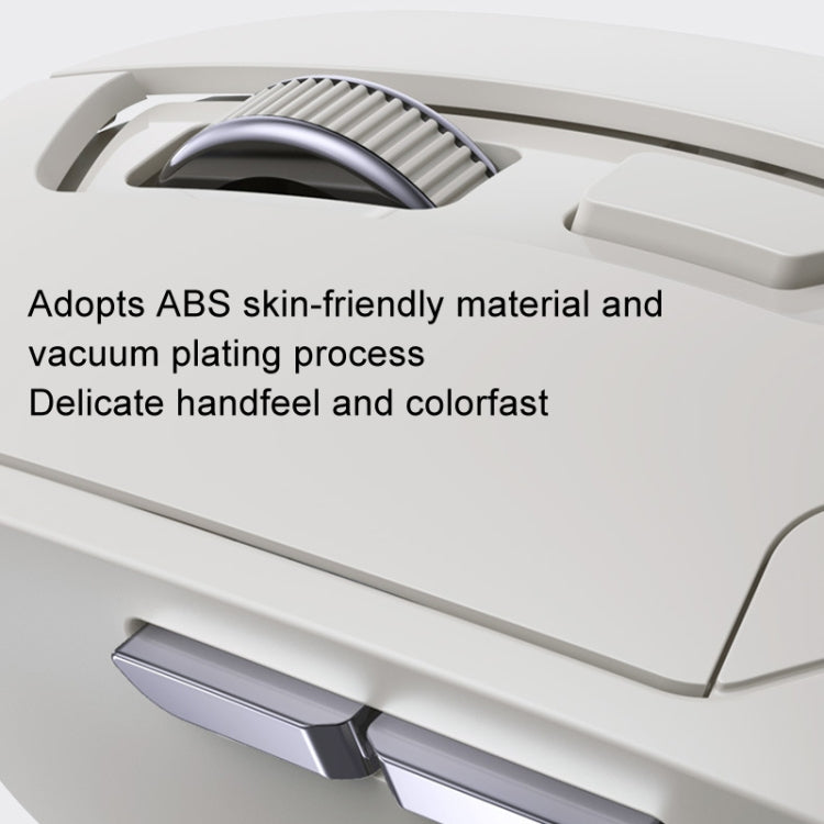 Inphic DR6 2.4G Wireless + Bluetooth 5.0/4.0 Tri-mode Charging Mute Office Gaming Computer Mouse(White Apricot) - free shipping - PMC Jewellery - Order now!