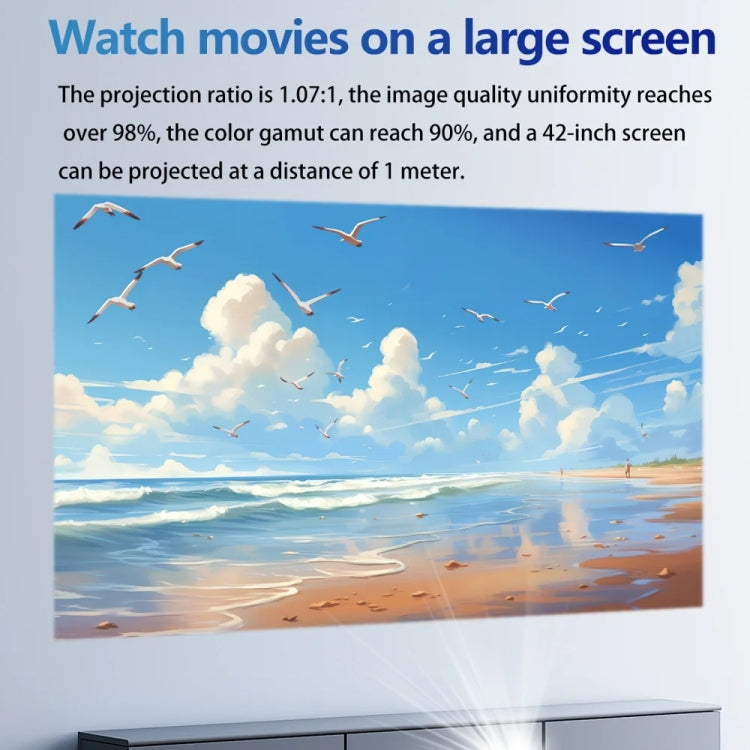 TOUMEI C900 Outdoor Portable Built-In Battery 4K HD Home Music Projector UK Plug(Black) - Mini Projector by TOUMEI | Online Shopping South Africa | PMc TechLife | Buy Now Pay Later Mobicred