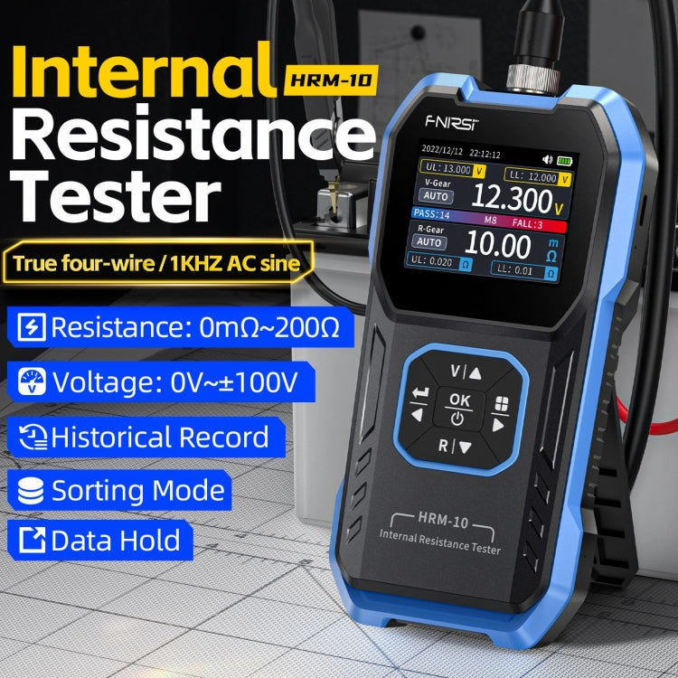 FNIRSI 18650 Lithium Battery Internal Resistance Voltage Measuring Instrument(HRM-10) - free shipping - PMC Jewellery - Order now!