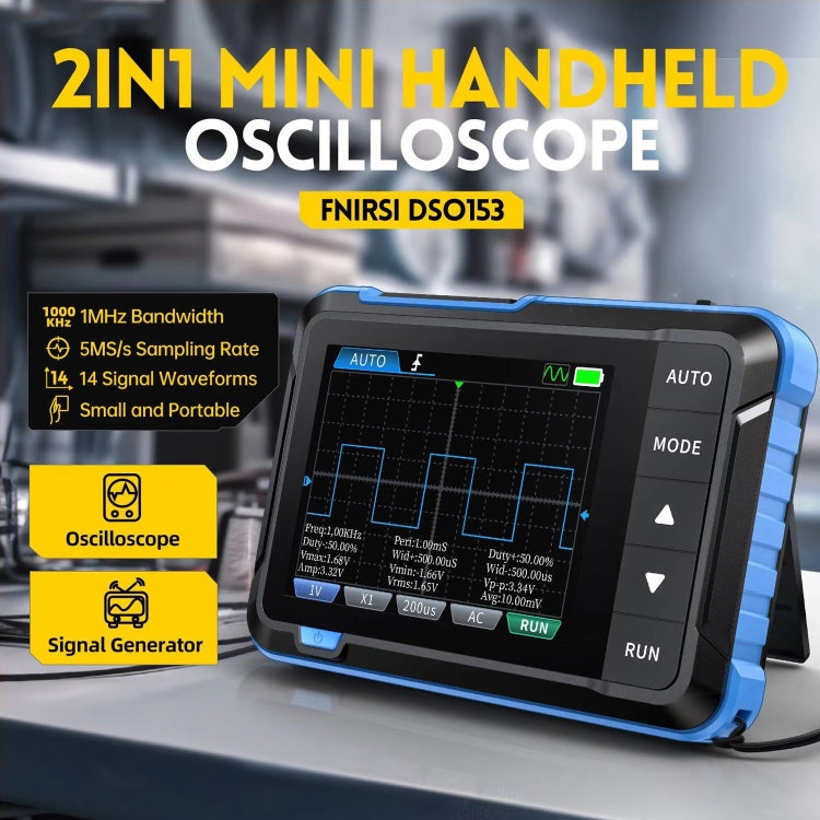 FNIRSI 2 In 1 Mini Portable Digital Oscilloscope Signal Generator, Set: Upgrade - free shipping - PMC Jewellery - Order now!
