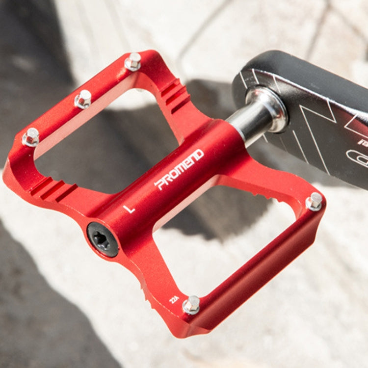 PROMEND PD-R41L 1pair Bicycle Aluminum Alloy Perrin Bearing Pedals(Red) - free shipping - PMc TechLife - Order now!