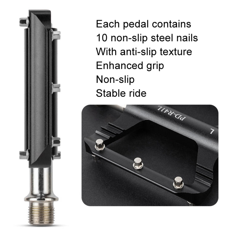 PROMEND PD-R41L 1pair Bicycle Aluminum Alloy Perrin Bearing Pedals(Red) - free shipping - PMc TechLife - Order now!