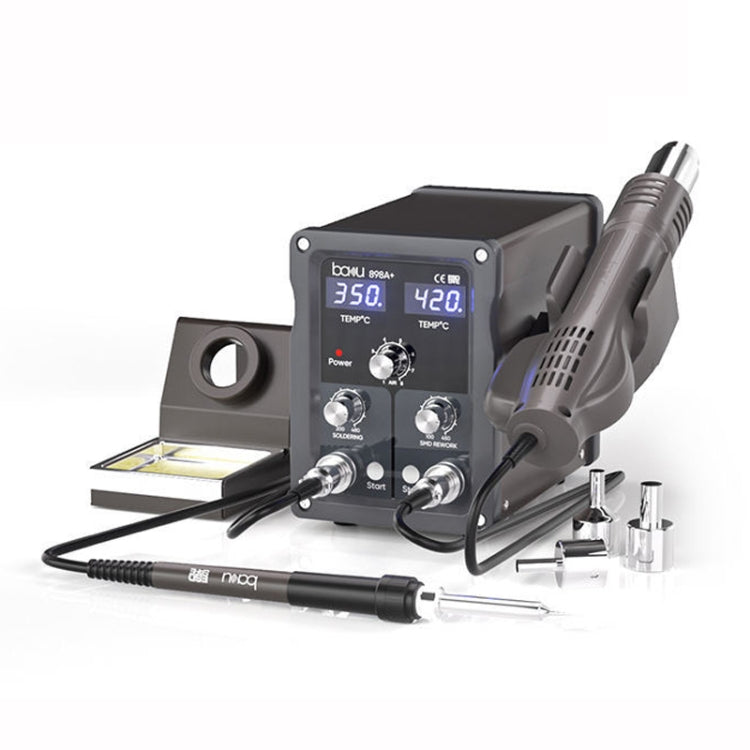 BAKU BA-898A+ 2-In-1 Soldering Station Hot Air Station Adjustable Temperature US Plug 110V - free shipping - PMC TechLife - Order now!