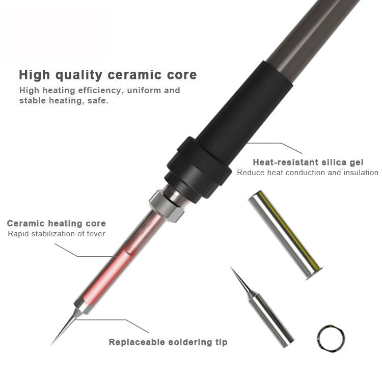 BAKU BA-898A+ 2-In-1 Soldering Station Hot Air Station Adjustable Temperature EU Plug 220V - free shipping - PMC TechLife - Order now!