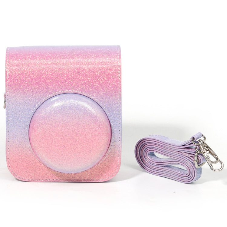 Colorful Starry Sky Camera Protection Bag For Fujifilm Instax Mini 12(Pink Purple) - Leather Bag by PMC TechLife | Online Shopping South Africa | PMC TechLife | Buy Now Pay Later Mobicred