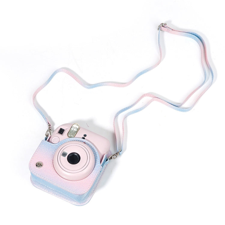 Colorful Starry Sky Camera Protection Bag For Fujifilm Instax Mini 12(Blue Green) - Leather Bag by PMC TechLife | Online Shopping South Africa | PMC TechLife | Buy Now Pay Later Mobicred