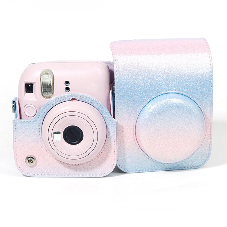 Colorful Starry Sky Camera Protection Bag For Fujifilm Instax Mini 12(Blue Green) - Leather Bag by PMC TechLife | Online Shopping South Africa | PMC TechLife | Buy Now Pay Later Mobicred