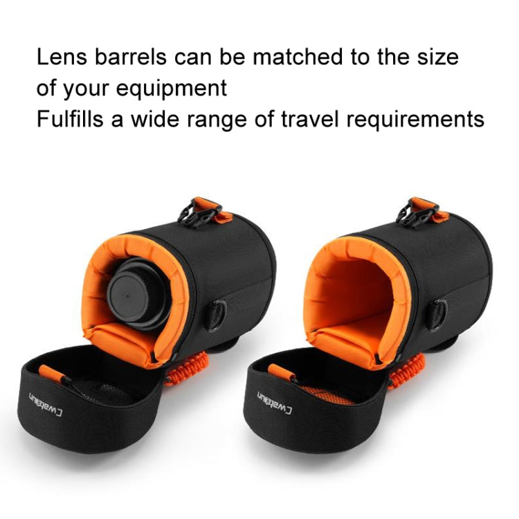Cwatcun D157 DSLR Camera Lens Barrel Shockproof Thickened Digital Lens Bag Flip Lens Pouch, Color: Extra Large Black - free shipping - PMC TechLife - Order now!