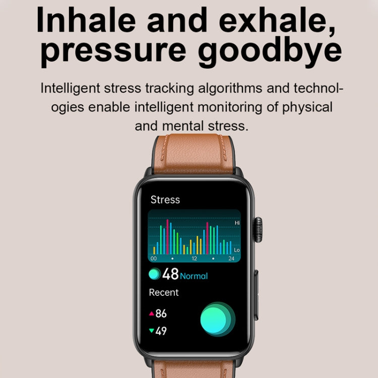 Smart Watch Ring ECG Temperature Heart Rate Blood Pressure Health Bluetooth Talking Watch, Color: Black Silicone - Smart Wristbands by PMC TechLife | Online Shopping South Africa | PMC TechLife | Buy Now Pay Later Mobicred