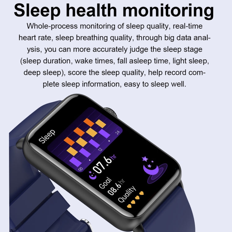 Smart Watch Ring ECG Temperature Heart Rate Blood Pressure Health Bluetooth Talking Watch, Color: Black Leather - Smart Wristbands by PMC TechLife | Online Shopping South Africa | PMC TechLife | Buy Now Pay Later Mobicred