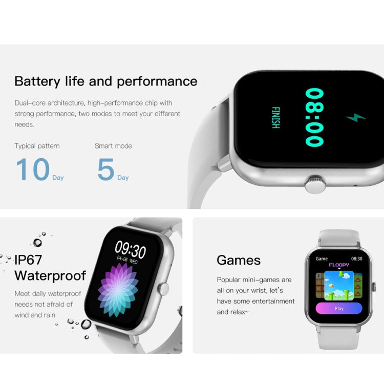1.83 inch Touch Screen AI Voice Heart Rate / Blood Oxygen / Blood Pressure / Sleep Monitoring Bluetooth Smartwatch(Black) - Smart Watches by PMC TechLife | Online Shopping South Africa | PMC TechLife | Buy Now Pay Later Mobicred