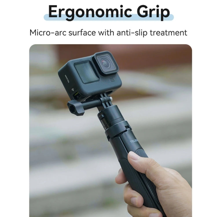 TELESIN Mini Selfie Stick Quick Release Tripod 15-40cm Adjustable Bracket For Sports Camera - free shipping - PMC TechLife - Order now!