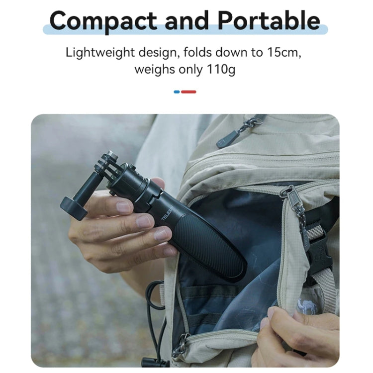 TELESIN Mini Selfie Stick Quick Release Tripod 15-40cm Adjustable Bracket For Sports Camera - free shipping - PMC TechLife - Order now!