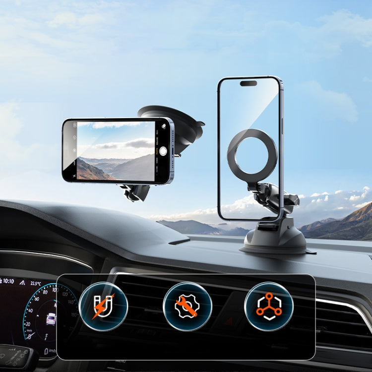 TELESIN Magnetic Suction Car Phone Mount 360 Degree Rotation Phone Holder - free shipping - PMC Jewellery - Order now!