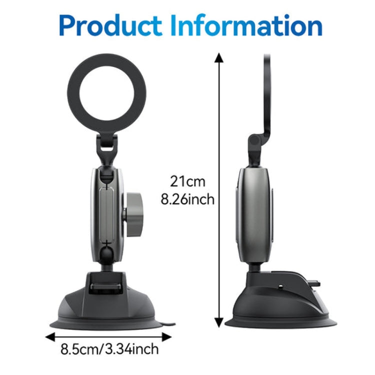 TELESIN Magnetic Suction Car Phone Mount 360 Degree Rotation Phone Holder - free shipping - PMC Jewellery - Order now!