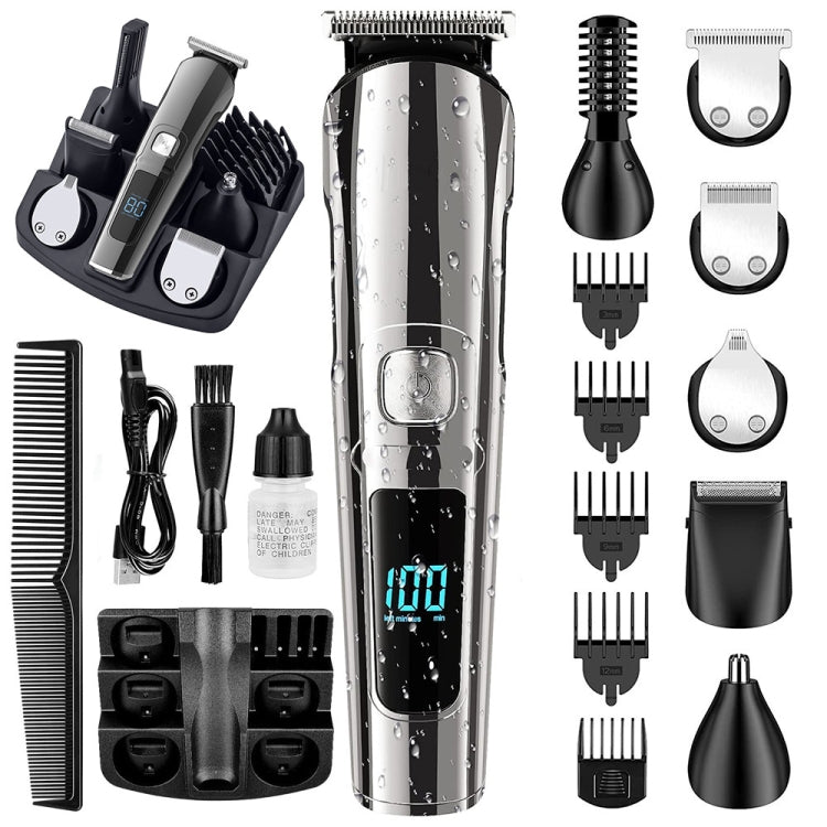 6 in 1 Men Waterproof Electric Hair Trimmer Kit Nose Trimmer, Mustache Trimmer Body Shaver 8688 - Hair Trimmer by PMc TechLife | Online Shopping South Africa | PMc TechLife | Buy Now Pay Later Mobicred