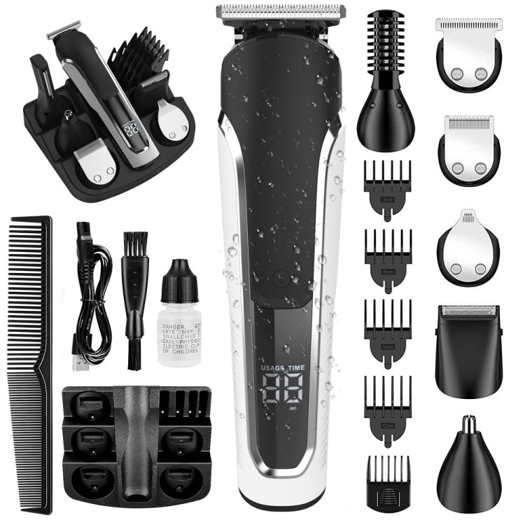 6 in 1 Men Waterproof Electric Hair Trimmer Kit Nose Trimmer, Mustache Trimmer Body Shaver 8988 - free shipping - PMC TechLife - Order now!