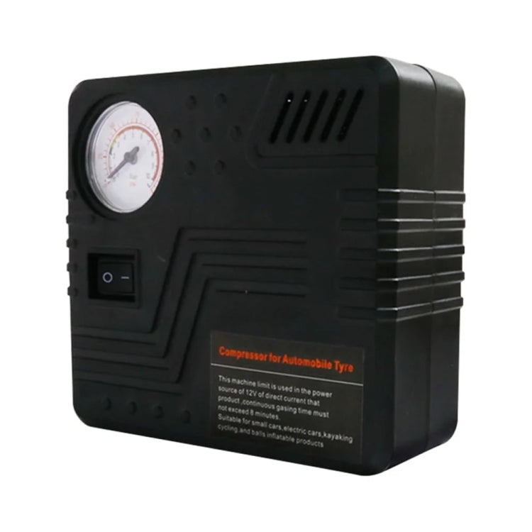 Car Tire Air Pump 12V Metal Electric Tire Pressure Gauge(Square) - Inflatable Pump by PMC TechLife | Online Shopping South Africa | PMC TechLife | Buy Now Pay Later Mobicred