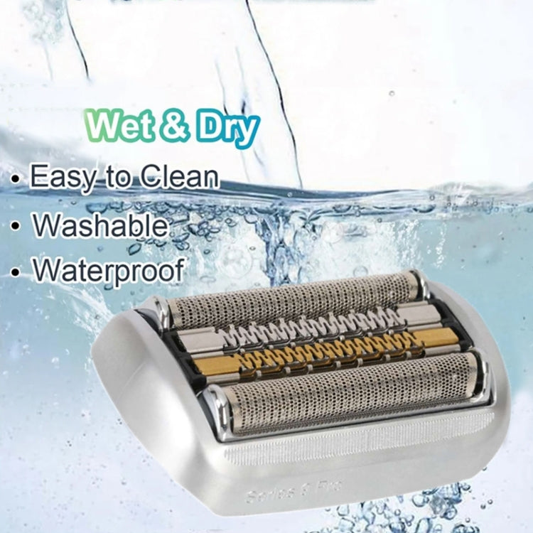 For Braun Series 9 Pro Electric Shaver 94M Blade Gold Mesh Cover, Style: With Words(Plastic Seal) - Accessories by PMC TechLife | Online Shopping South Africa | PMC TechLife | Buy Now Pay Later Mobicred