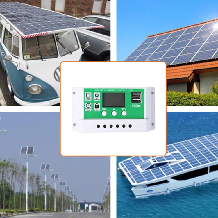 20A 12V PWM Solar Cell Panel Charger Controller Lithium-ion Lead-acid Battery Solar Controller - Voltage Stabilizer by PMC TechLife | Online Shopping South Africa | PMC TechLife | Buy Now Pay Later Mobicred