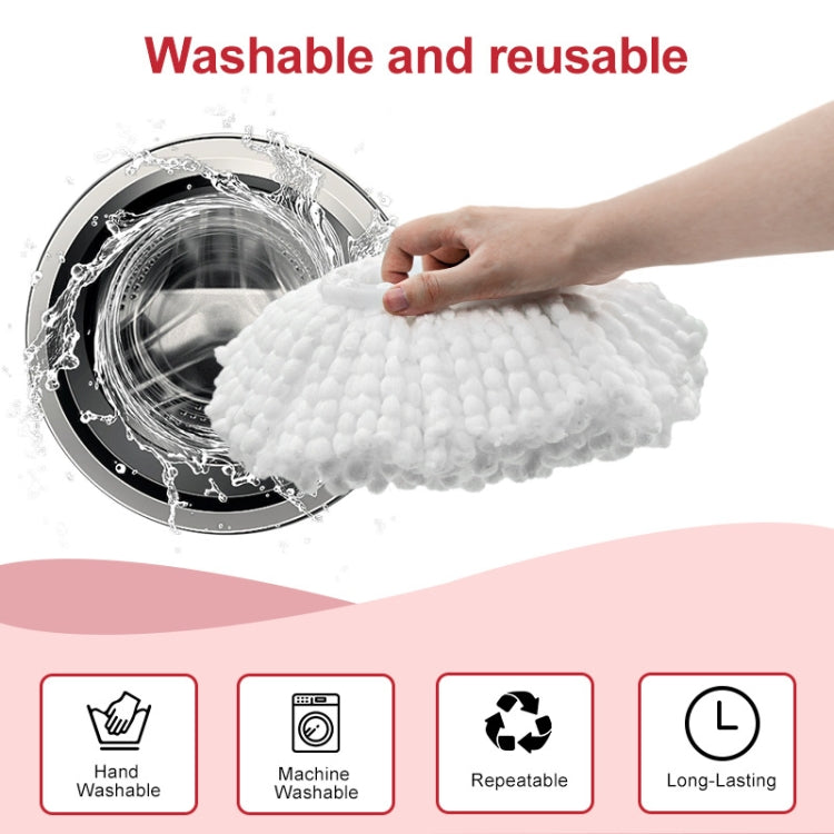 For Vileda / O-Cedar EasyWring Spin Mop Replacement Pad Microfiber Rag(Red) - Handheld Cleaner & Mops by PMc TechLife | Online Shopping South Africa | PMc TechLife | Buy Now Pay Later Mobicred