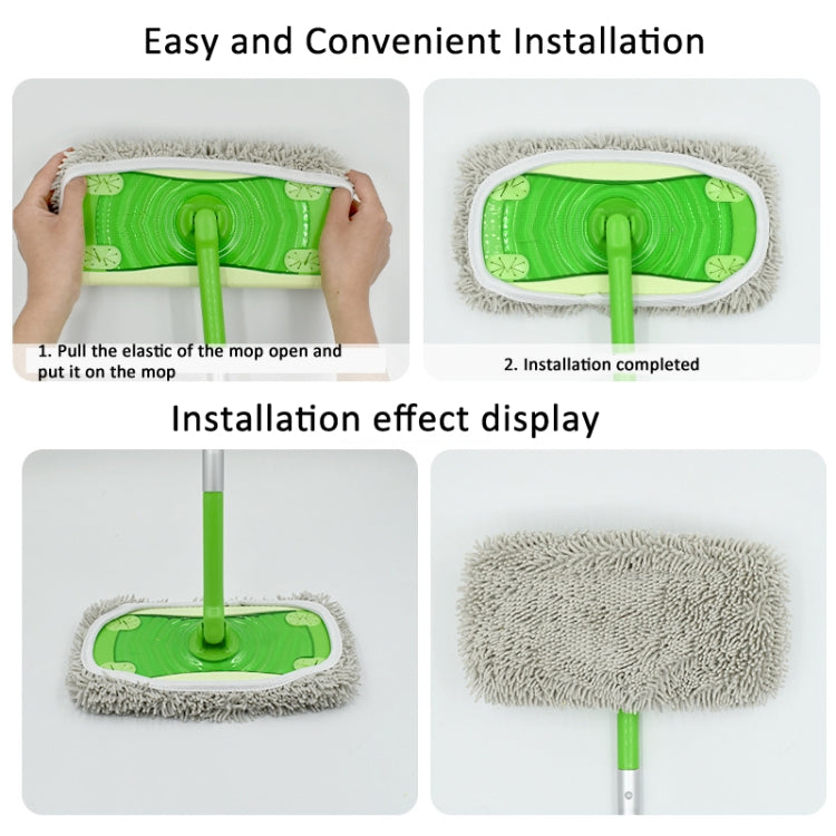 For Swiffer Sweeper and Other 10-inch Flat Mop Replacement Pads Coral Fleece Green - free shipping - PMc TechLife - Order now!