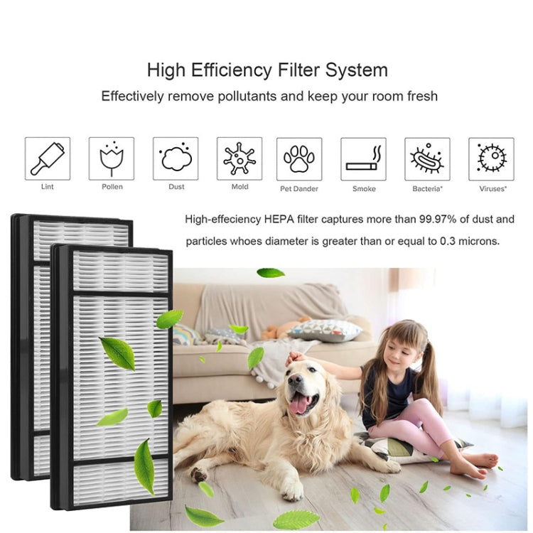For Honeywell HRF-H1 HRF-H2 HPA050 Air Purifier 2pcs /Pack Filter Replacement Parts - Air Purifiers & Accessories by PMC TechLife | Online Shopping South Africa | PMC TechLife | Buy Now Pay Later Mobicred