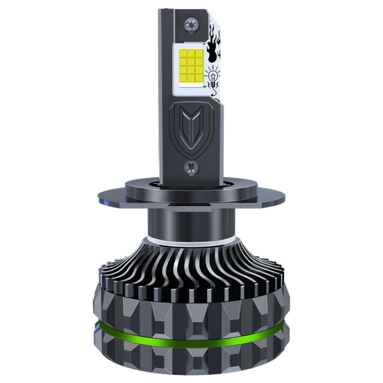 Pair 150W Four Copper Tube 24 LED Spotlight Car Headlight, Bulb: H7 - LED Headlamps by PMC Jewellery | Online Shopping South Africa | PMC Jewellery | Buy Now Pay Later Mobicred