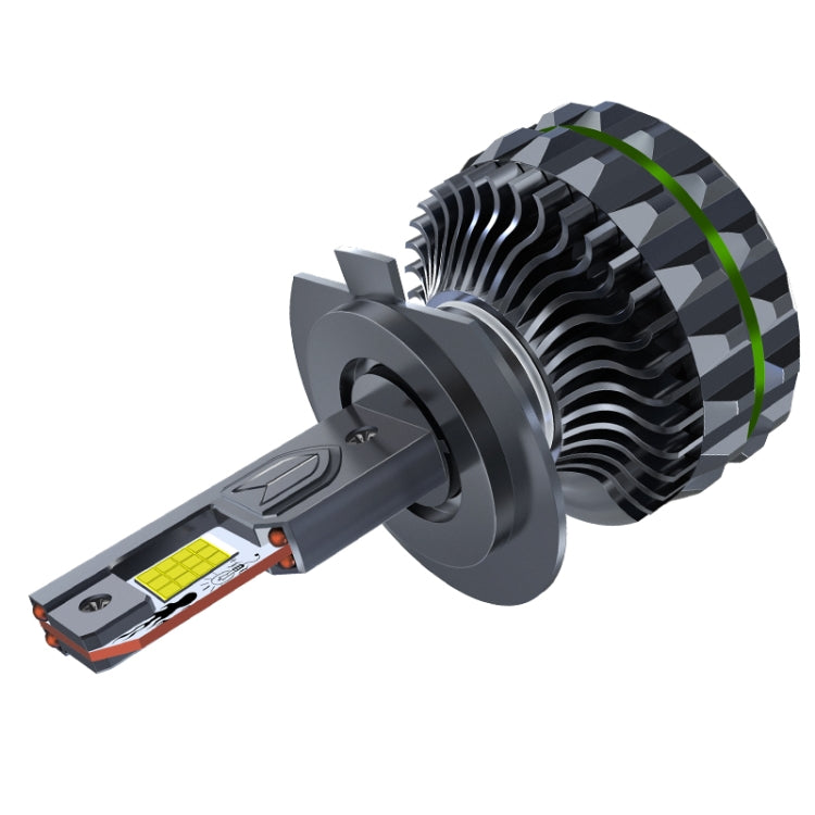 Pair 150W Four Copper Tube 24 LED Spotlight Car Headlight, Bulb: H7 - LED Headlamps by PMC Jewellery | Online Shopping South Africa | PMC Jewellery | Buy Now Pay Later Mobicred