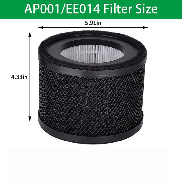 For TaoTronics TT-AP001 / VAVA VA-EE014 Air Purifier Filter HEPA Replacement Filter - Air Purifiers & Accessories by PMc TechLife | Online Shopping South Africa | PMc TechLife | Buy Now Pay Later Mobicred