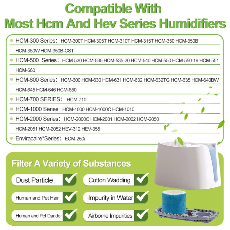 For Honeywell HAC-504AW Humidifier Filter Blue Wood Pulp Paper Replacement Filter - Air Purifiers & Accessories by PMc TechLife | Online Shopping South Africa | PMc TechLife | Buy Now Pay Later Mobicred