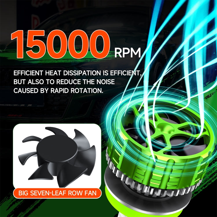 Pair 100W LED Double Copper Tube Aluminum Alloy Waterproof Car Headlight, Bulb: 9012 - LED Headlamps by PMC Jewellery | Online Shopping South Africa | PMC Jewellery | Buy Now Pay Later Mobicred