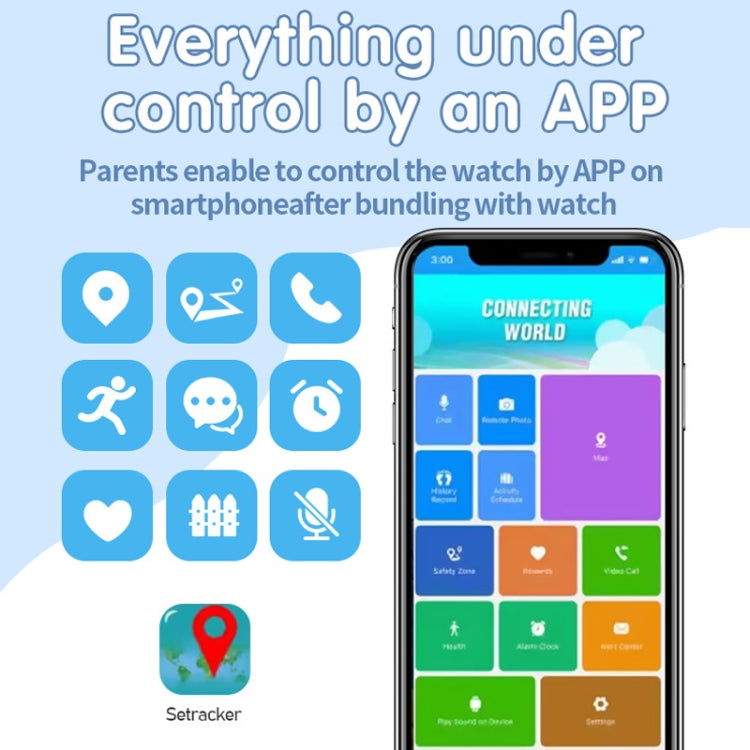 4G Kids Smart Phone Positioning Watch IP67 Waterproof / Video / Voice Calling(Blue) - Smart Watches by PMC TechLife | Online Shopping South Africa | PMC TechLife | Buy Now Pay Later Mobicred