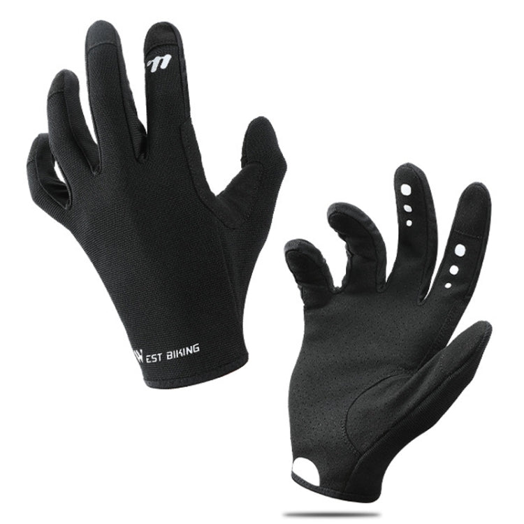 WEST BIKING Cycling Anti-slip Breathable Touch Screen Gloves, Size: XL(Black) - Cycling Gloves by WEST BIKING | Online Shopping South Africa | PMC TechLife | Buy Now Pay Later Mobicred